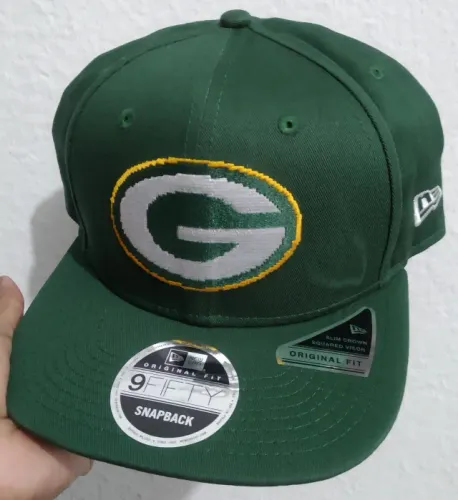 Boné Original New Era Green Bay Packers 950 Team - Tamanho Único