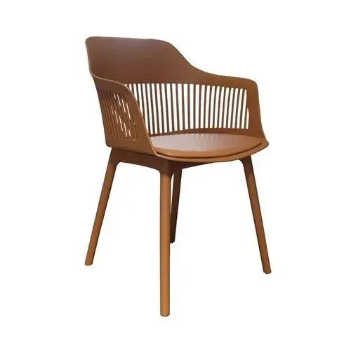 Cadeira Montreal em Polipropileno, Assento Estofado Revest. PU (plástico)