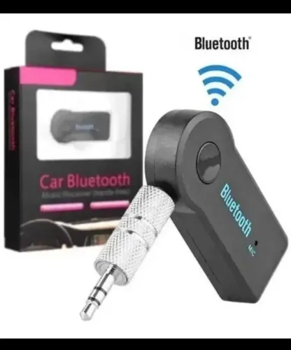 Receptor de música. Bateria, adaptador Bluetooth pra carro