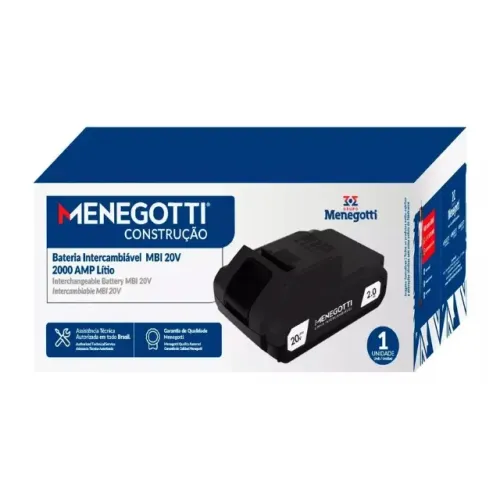 Bateria 20v 2000Ah MBI-20 Menegotti