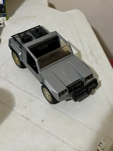 Carrinho Brinquedo Jeep Antigo Fricção Glasslite