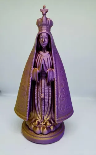 Imagem Nossa Senhora Aparecida 3D 