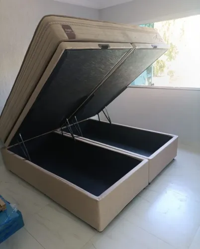 Cama box baú blindado probel super king