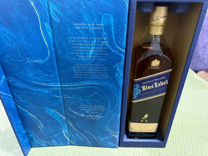 Blue label
