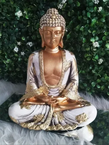 Buda dourado luxo 20 cm