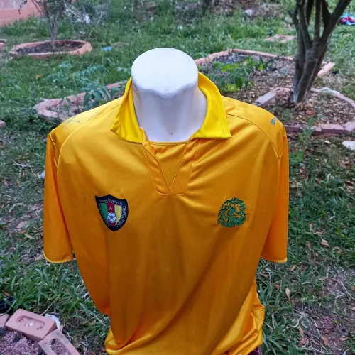 Camisa da seleção de camarões amarela 