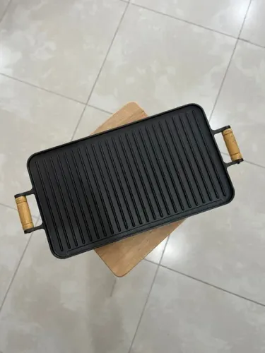 Chapa de Ferro Bifeteira 2 Alças (tipo grill)