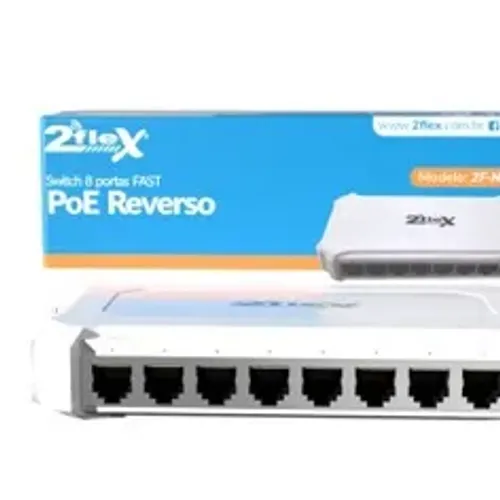 Switch Poe Reverso 5~48v Vlan 2flex /100       atenção sem fonte     1926     d244