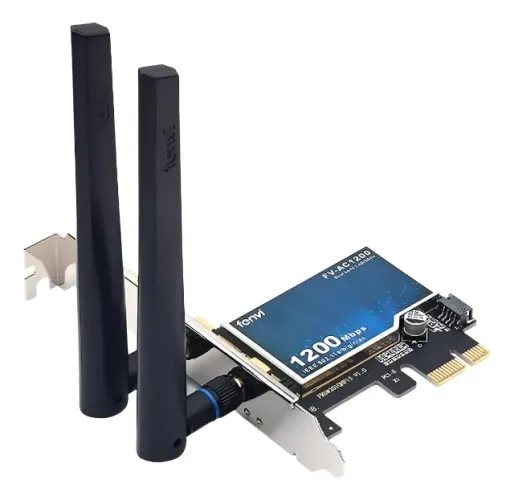 Placa Wifi 1200mbps 2.4/5ghz Bluetooth 4.0 Pcie Expres Fenvi - Novo!