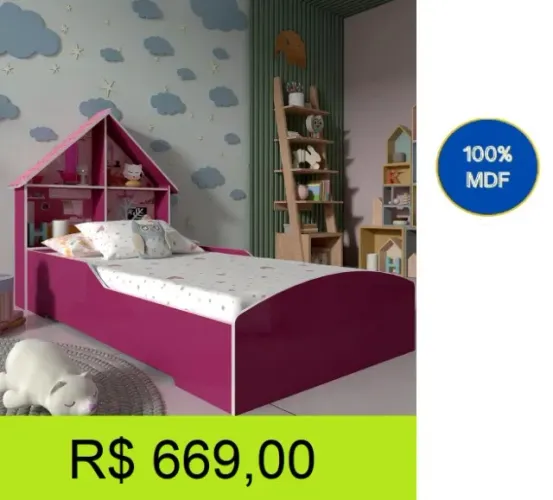 Cama casinha, sua pequena vai adorar!!, A Pronta entrega