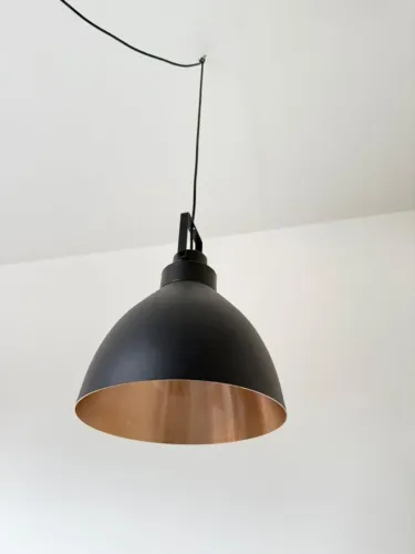 Luminária Pendente Preta