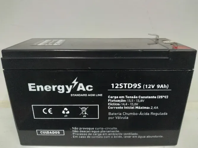 Bateria  12v 9ah Nobreak