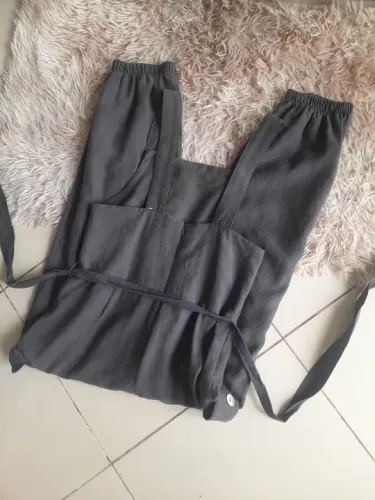 Macacão Longo Cinza zara