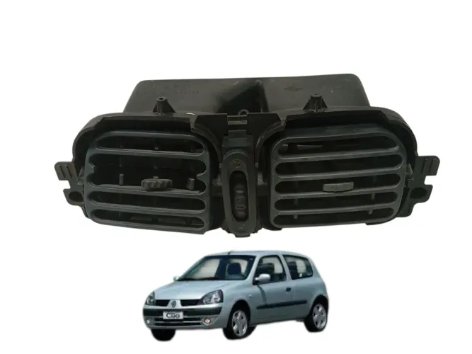 Difusor Ar Painel Central Renault Clio 2005 2006 Detalhe