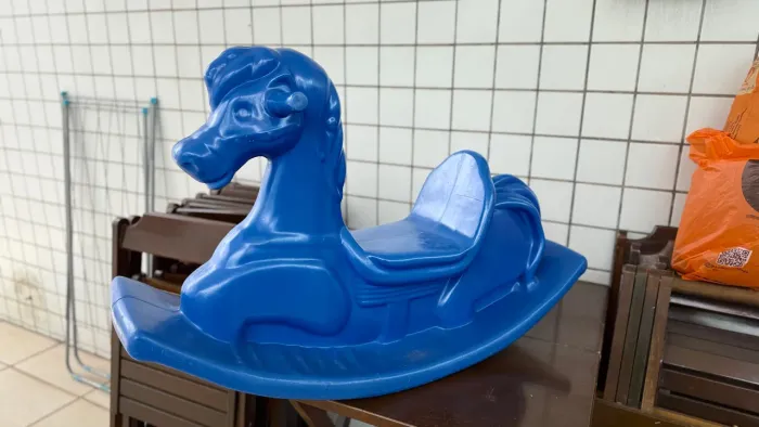 KIT playground Cavalo + escorregador + jacaré 