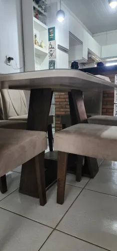Mesa de jantar 6 cadeiras