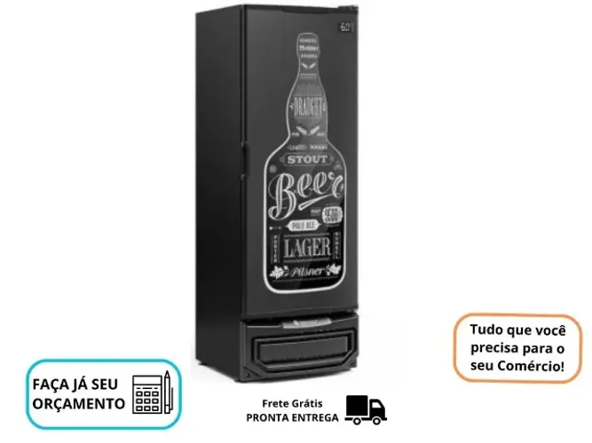 Cervejeira 410L Gelopar Nova 127-220v 