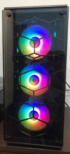 Gabinete Redragon Whelljack + 4 Fans Redragon RGB + Controladora com controle