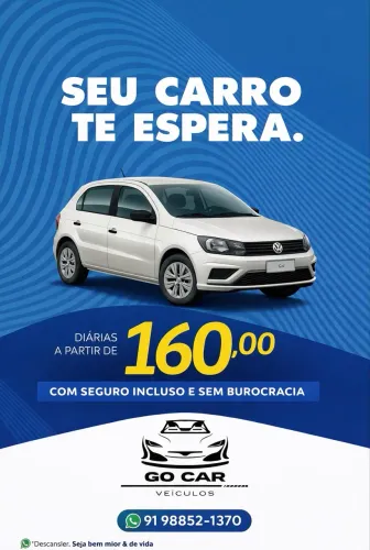Aluguel de veículos sem burocracia.