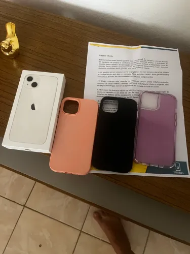 Celular iPhone 13 128 gb todo original bateria 89 não foi de vitrine