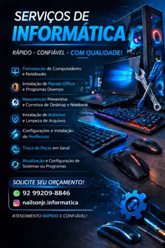 Manutenção/Conserto de Computadores e Notebooks em Manacapuru