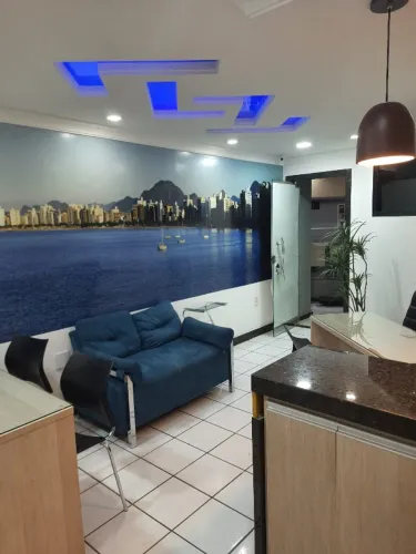 Sala Comercial para Alugar no Centro de Guarapari - Ed. Marinas Center, MOBILIADA R$1.400
