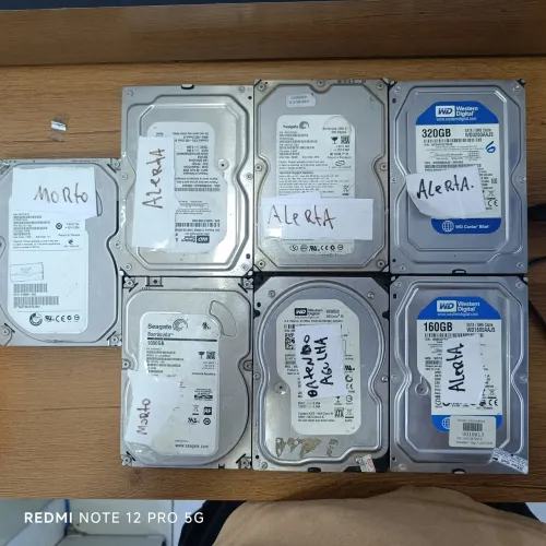 Lote 7 HDs SATA PC