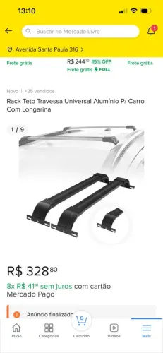 Rack para carro 