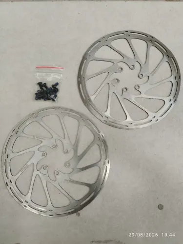 Par disco/rotor de freio centerline 180mm