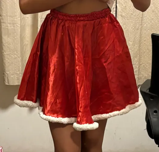 Saia natalina inspirado no figurino de meninas malvada, usada somente uma vez