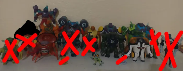 COLEÇÃO BEN 10 ORIGINAL BANDAI E SUNNY