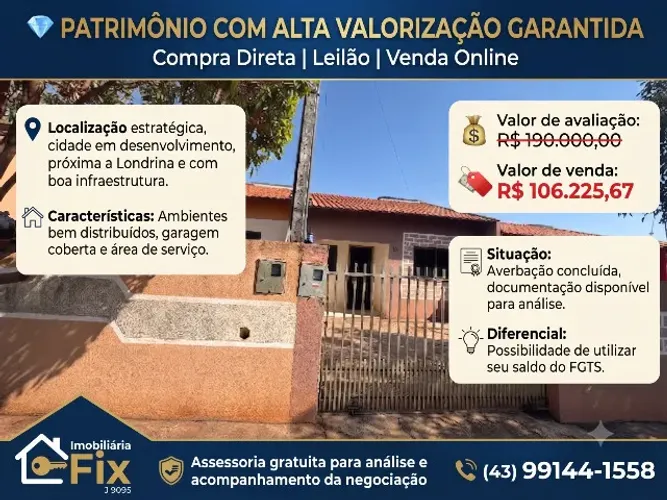 ? PATRIMÔNIO COM ALTA VALORIZAÇÃO GARANTIDA