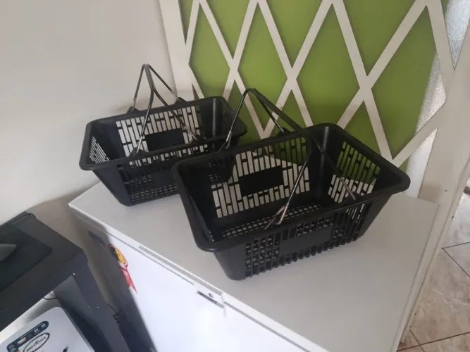 Cestas para casa, quitanda, mercadinho, varejão, etc