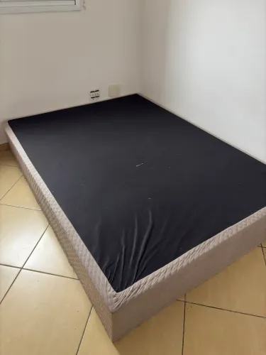 BOX CAMA CASAL (POSSUI PÉ) BASE SUPORTE