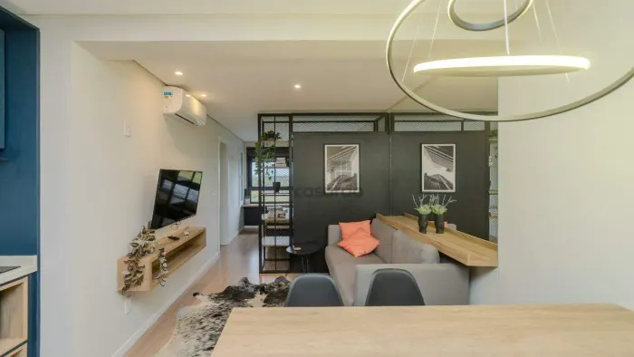 Apartamento Mobiliado para Aluguel em Pelotas - 1 Dorm, 1 Vaga, Portaria 24h