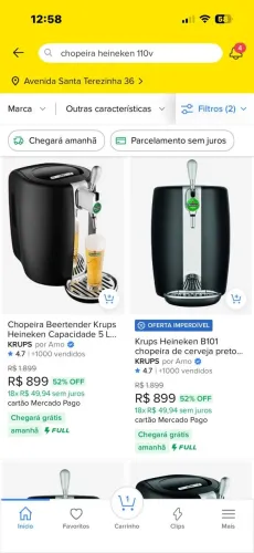 Chopeira da Heineken 5 L 110 V (Usada)