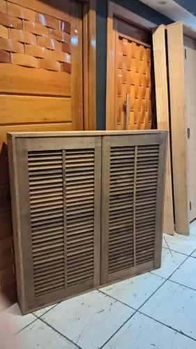Janela abrir/abrir 120x140mt madeira itauba
