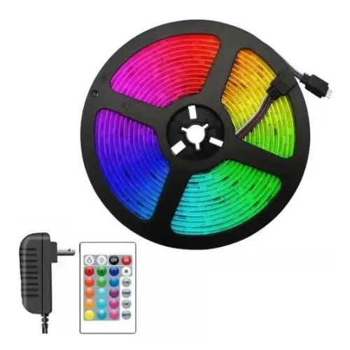 Fita Led 2835 5m Rgb + Controladora E Fonte Tensão de operação