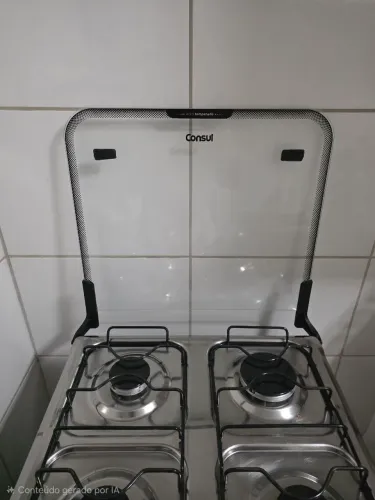Fogão Consul 4 Bocas Inox com Acendimento Automático - CFO4NAR