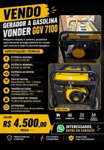 Gerador a gasolina