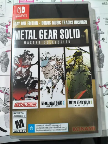 Jogo Metal Gear Solid Master Collection Nintendo Switch