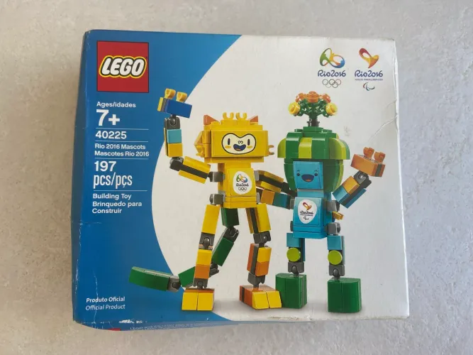 LEGO Rio 2016 40225 Mascots + Caixa e Manual | Edição Limitada