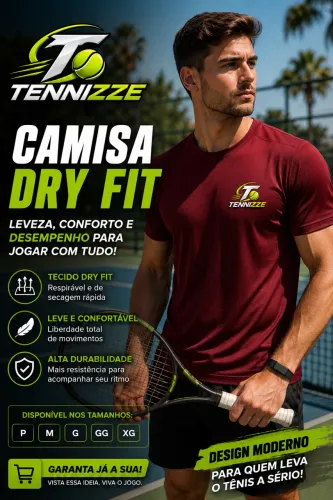 Camisa Dry Fit Tennizze