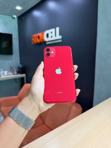 Iphone 11 Normal 128GB Red Seminovo Bem conservado Garantia Loja Física 
