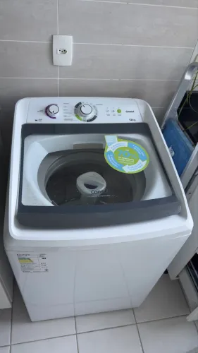 Máquina de lavar com defeito