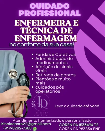 Serviços hospitalares em casa