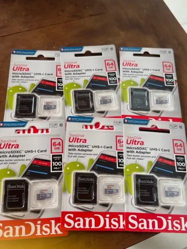 UNIDADE Sandisk - micro sd com adaptador