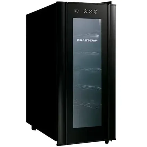 Vendo: Adega de Vinhos Brastemp BZC12BE com Iluminação Led com Painel Eletrônico para 12 G