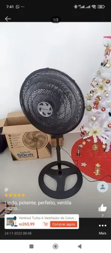 Ventilador ventisol 50 cm
