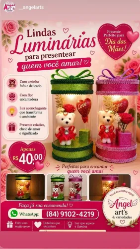 Presentes para o dia das mães